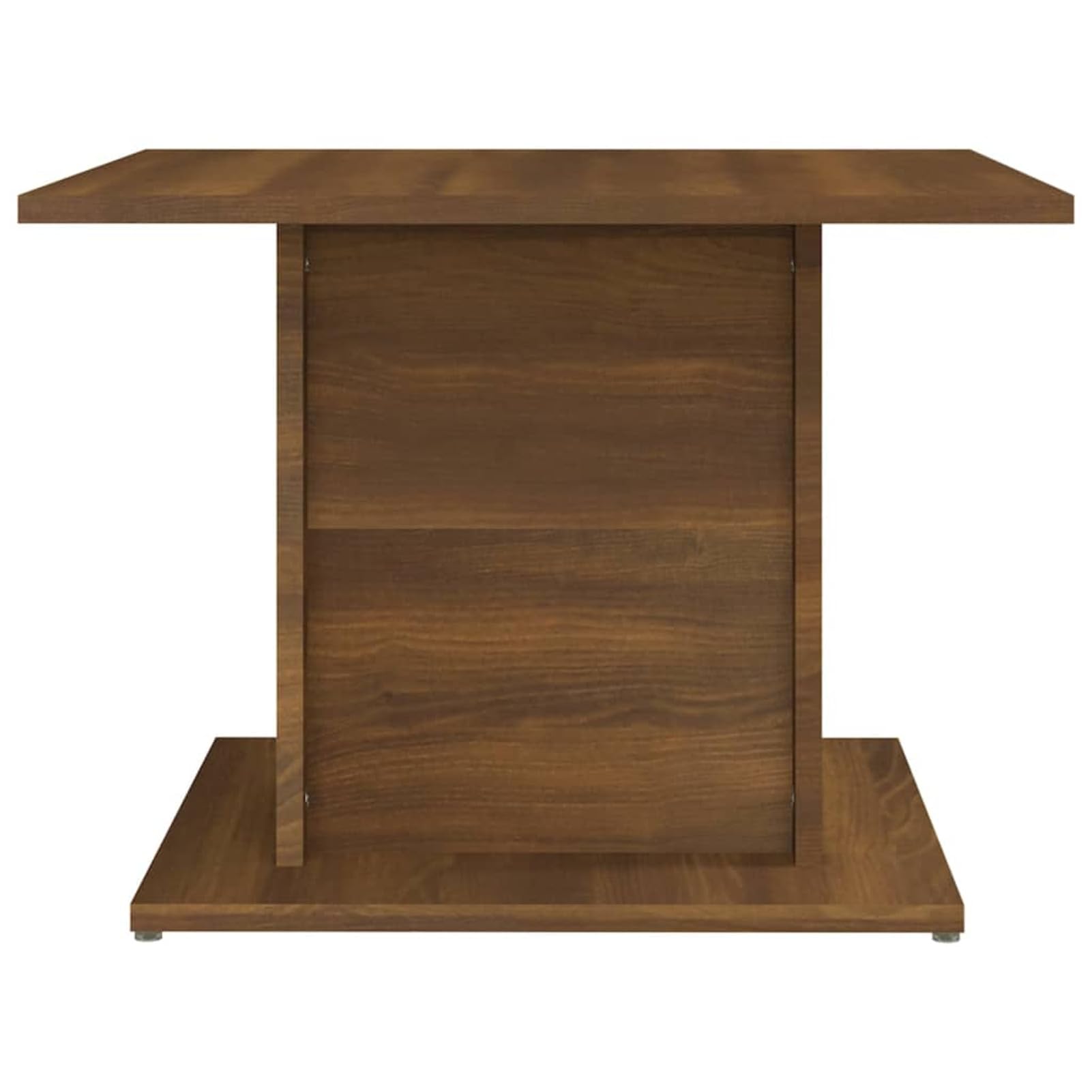Homgoday Tavolino da caffè in rovere marrone, 55,5 x 55,5 x 40 cm, tavolino da tè per soggiorno, sala d'accoglienza degli ospiti, camera da letto e mobili da ufficio