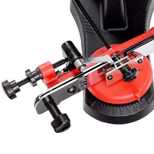 85W Mini Bench Mount Electric Chainsaw Grinder Sharpener w/Brake for Sharpening Oregon Husqvarna Stihl Echo Chain Saw