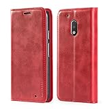 [Cuero de PU de alta calidad] Funda Móvil Motorola Moto G4 Play tipo Libro está hecha del cuero sintético de alta calidad y Hard PC flexible, protege su movil de gotas, de golpes, de polvo y de rasguños accidentales.