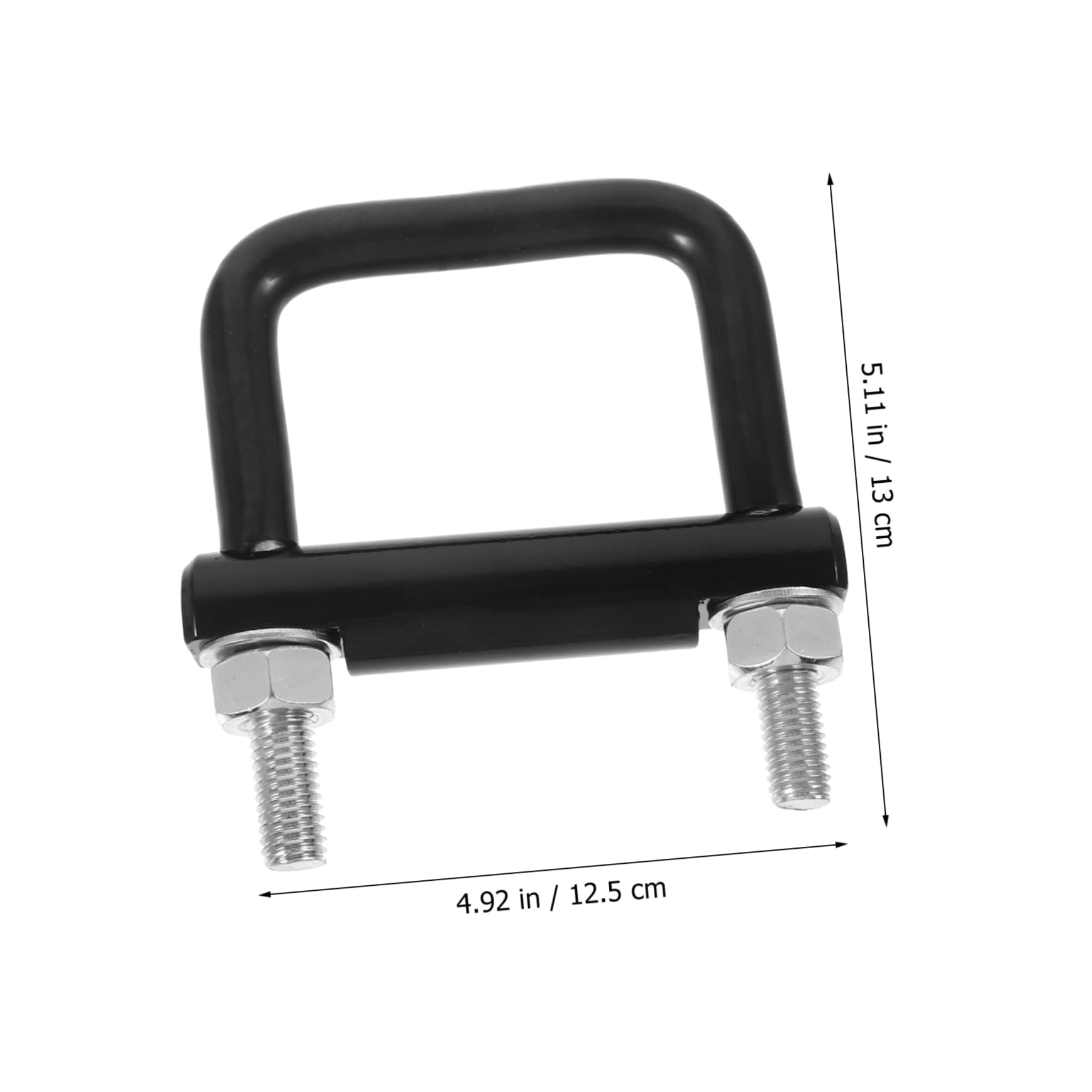 MAGICLULU Grillete de Remolque de Negro Resistente Tensor de Alta Resistencia Tensor de Enganche Metálico para Fijación de Enganche de Remolque y Estabilización Antivibración