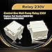 Pleoos rva2alkl Control Box Well Pump Relay, Well Pump Relay 230V Compatible with Franklin Control Boxes 5 to 15hp Replace 155031102,155031110 305213902(1Pcs)