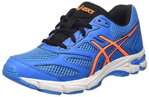 Asics Gel-Pulse 8 GS, Zapatillas de Gimnasia Niños-Niñas, Multicolor (Diva Blue/Shocking Orange/Black), 35 EU
