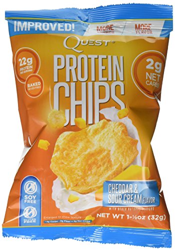 Quest Nutrition Protein Chips, Cheddar and Sour Cream, 16 Count