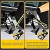 Scissor Jack for Car 3 Ton (6,600 lbs) - Portable Tire Jack Tool KitEquipped with Upgraded Cross Wrench kit, Portable tire Jack Replacement kit, and SUV MPV car Emergency Kit (3T Universal)