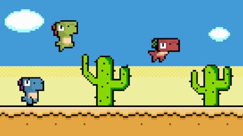 Pixel Dino Run for Fire Tv