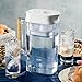Water Filter Pitcher - Long Lasting 150 Gallons, Supreme Fast Filtration and Purification Technology, Removes Chlorine, Metals for Clean Tasting Drinking Water, WQA Certified,