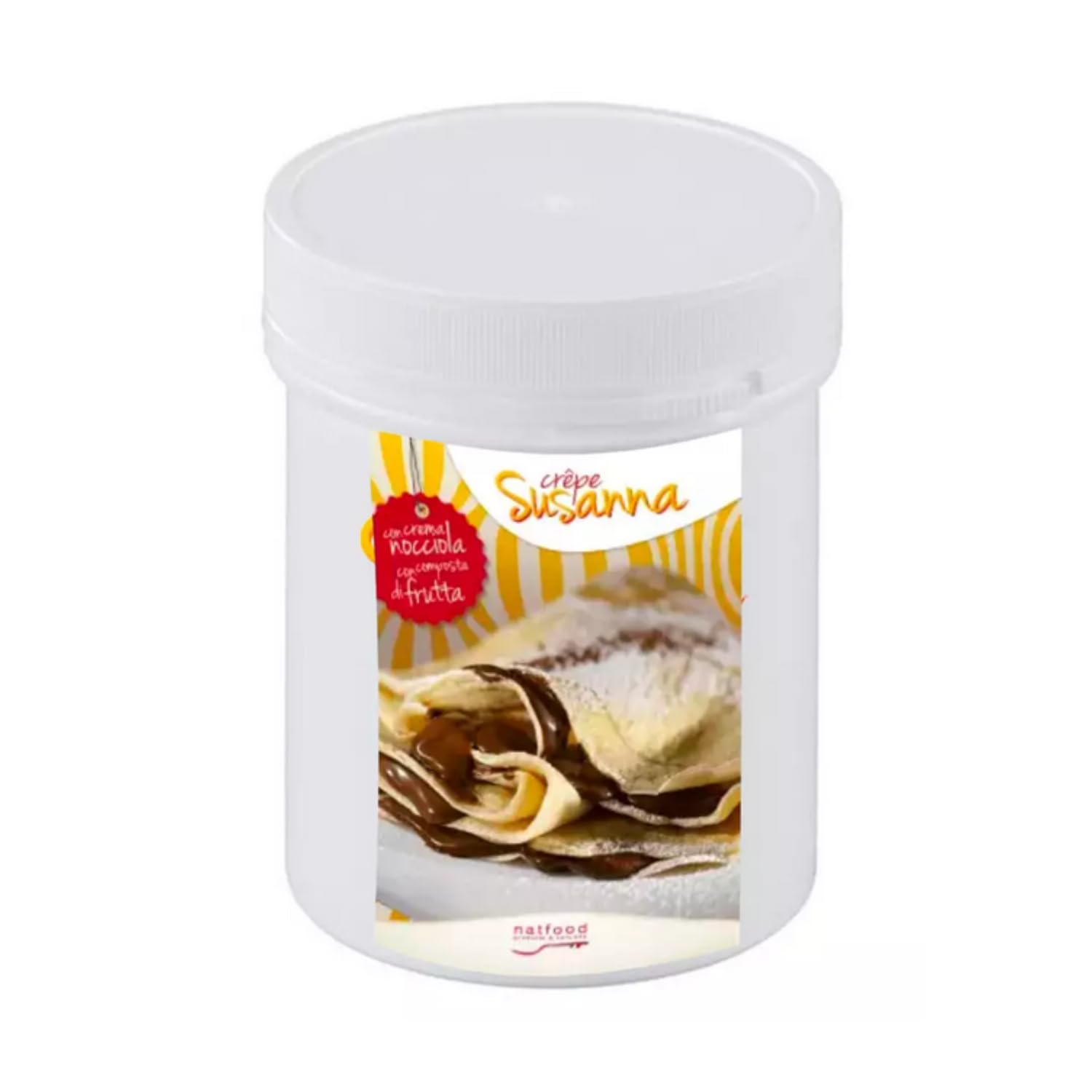 NatFood® | Préparé pour Crêpes Susanna | Pot Préparé Poudre Crêpes Sans Gluten - 800 Gr | Crêpes Farine de Riz