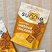 Sunnie Gluten Free Cheddar Crackers, Healthy Grain-Free Cracker Made with Real Cheese, Snacks for Kids & Adults, Made with Avocado Oil, Low Calorie Snack, 4 oz, Pack of 1