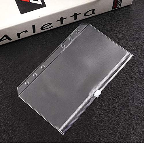 SUNSHINETEK A5 6 Ring Binder Zakken 6 stks Zip Lock Pouch + 2 stks 2 aparte opbergzakken + 2 stks Credit Card Houder… - Image 6