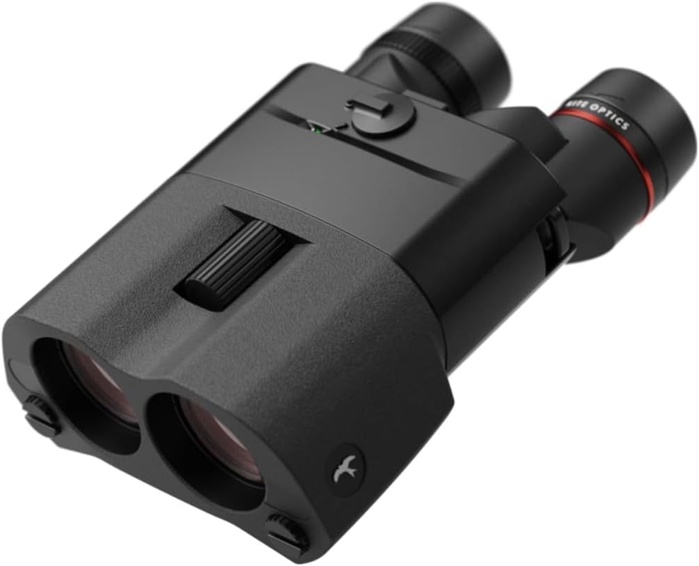Kite Optics 16x42 ED Image Stabilized Binoculars, Waterproof, Birding, Hunting, Marine, Extra Low Dispersion Glasses, Carrying Case & Carrying Strap Included (16x42 mm)