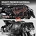 NICECNC Motorcycle Saddle Bags, Vintage Oil Waxed Canvas Saddlebags Motorcycle Panniers Side Throw Over Saddle Bags Compatible with Harley Honda Suzuki Yamaha Adventure Street Glide Brown