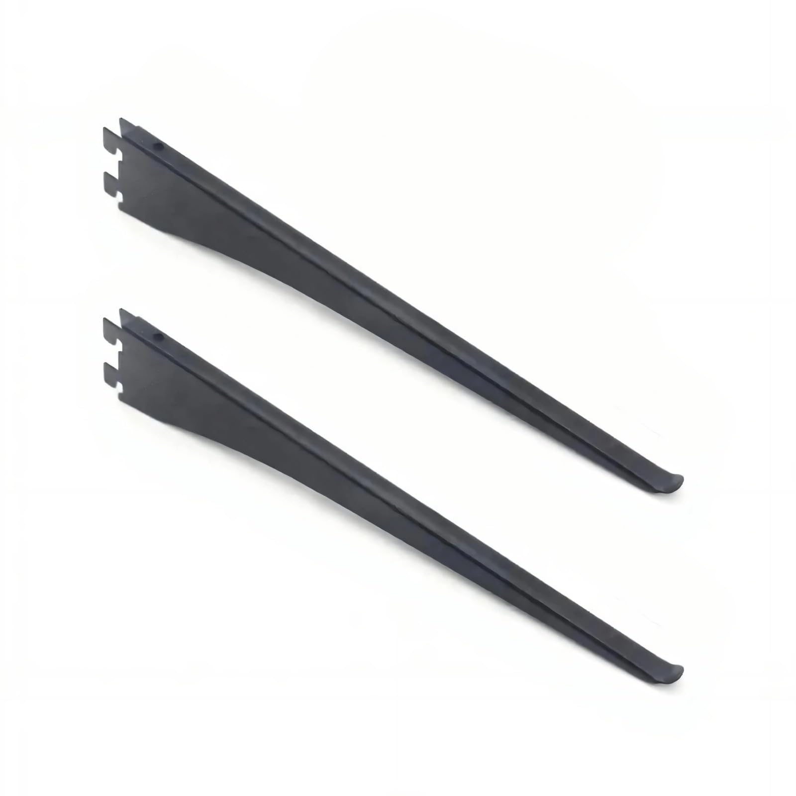 Strong Shelf Hardware Carbon Steel Shelf Brackets Rustproof Vertical Hole Plate Rack for Various Slotted Shelves Strong Hardware