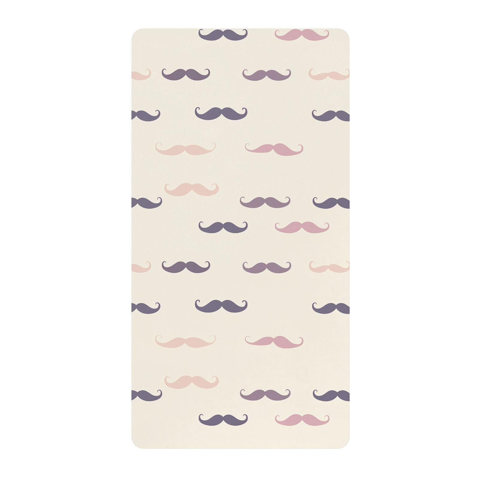 Boho Semplice Stile Baffi Retrò Lenzuola Culla Cotone Baby Playard Lenzuolo Morbido Elastico Culla Culla, 1 Pacco