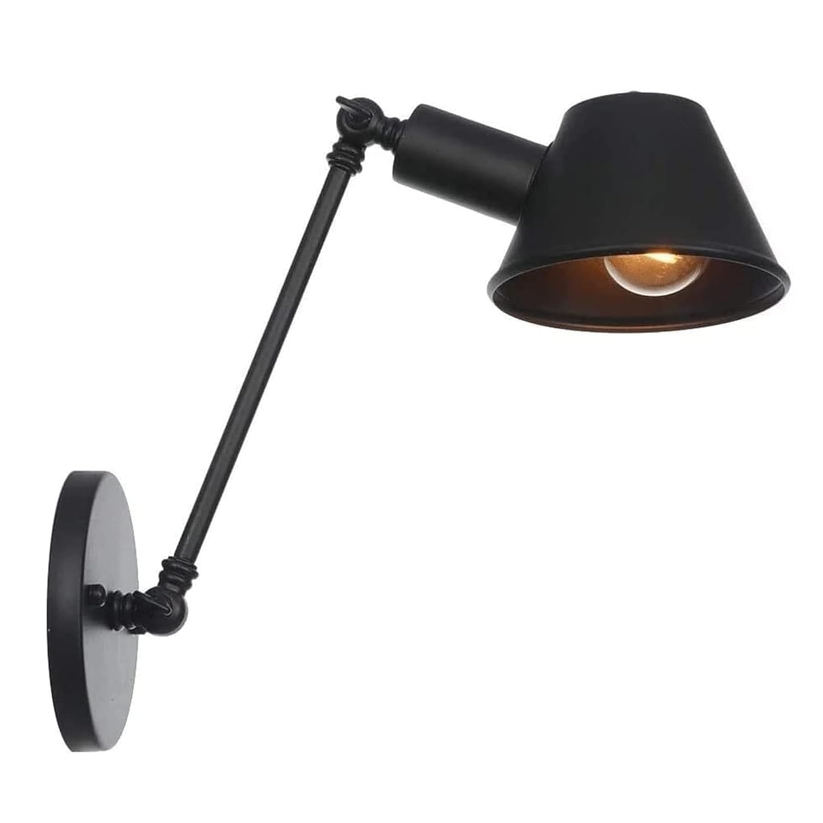 BDLINGAAS wall light Creative Swing Arm Wall Lamp Vintage Industrial Wall Sconce Adjustable Wall Mounted Reading Light