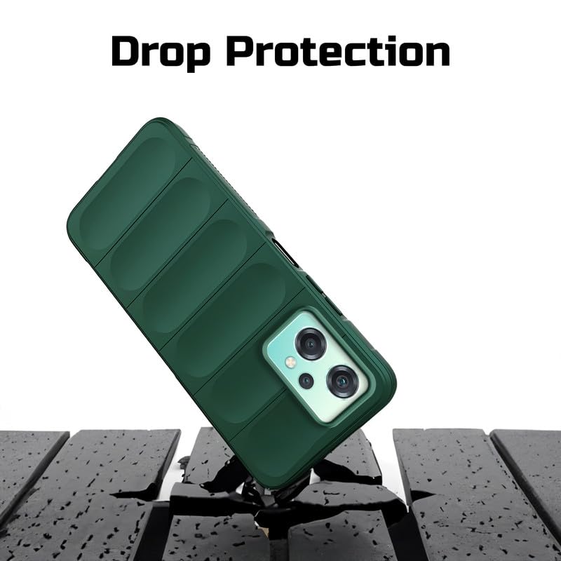 Image of Mr. Case Silicone Back Cover Case for OnePlus Nord CE 2 Lite 5G | Comfort Grip Soft Touch Matte TPU | - Green