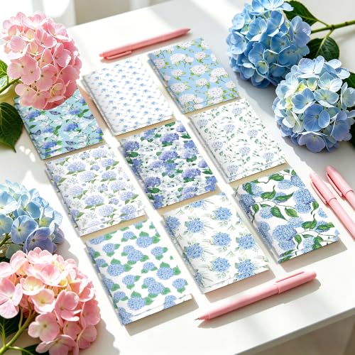 Mini Notebooks de hortensias evita perder ideas con estas libretas de bolsillo 6