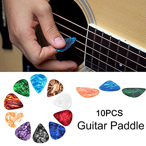 U-K Lot de 10 médiators de couleur aléatoire – En celluloïd – Pour guitare électrique lisse et acoustique - Les Beatles, Paul McCartney, John Lennon, RIngo Starr, George Harrison U-K Lot de 10 médiators de couleur aléatoire - En celluloïd - Pour guitare électrique lisse et acoustique – Image 3