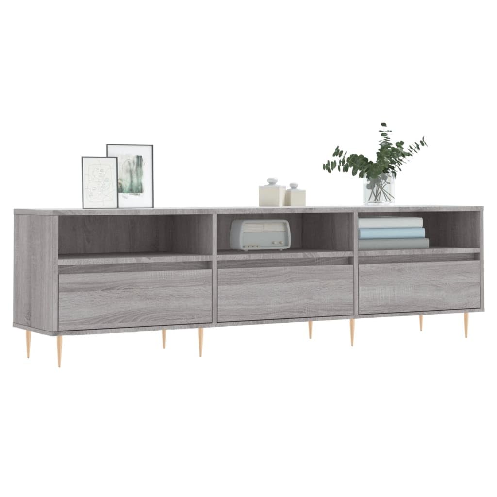 Mobile TV grigio Sonoma 150 x 30 x 44,5 cm