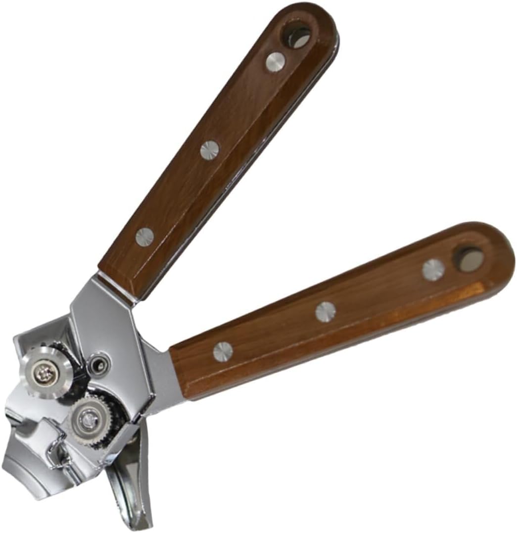 Manual Can Opener,Stainless Steel Can Opener Hand Can Opener Kitchen Gadget Handheld Beer Can Opener Antirust Opener Jar Opener Tin Cover Multifunction