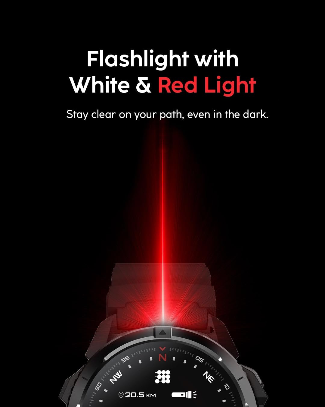 Cubitt Terra Rugged Smartwatch with Dual-Band GPS, 1.48” AMOLED Display, Offline Maps, VITA AI, AI Coach, Readiness Score, 5ATM, 14-Day Battery – Military Green