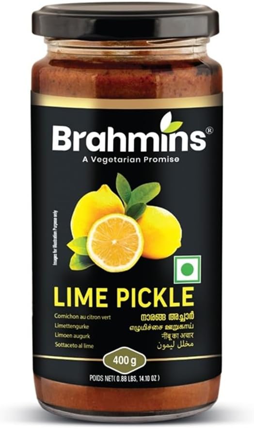 Lime Pickle Kerala Achar 400gms Brahmins Spicerange.com