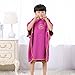 Jian Ya Na Kinder Unisex Outdoor Wickelmantel Handtuch Poncho mit Kapuze Baby Badeumhang Wasserabsorbierend Schnell Trocken Bademantel Strand Schwimmen Bademantel (Violett)