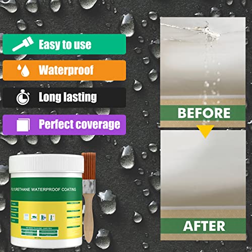 Image of XIRUJNFD Waterproof Insulating Sealant, Invisible Waterproof Anti-Leakage Agent, Waterproof Sealant, Repair Leaks Anywhere in Seconds (100g,3Pc)