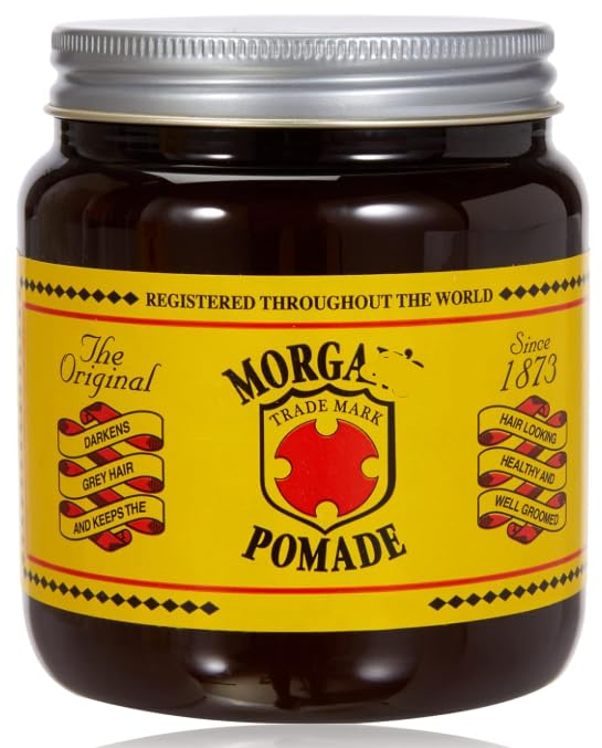 Mor'gan Pomade Amber Jar, 0.44 Pound/with a comb