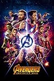 nuevo poster avengers infinity war 250 g/m² Z4K PRINTS Póster A3, 250 g/m², diseño de los Vengadores de la Guerra de la Infinidad V3