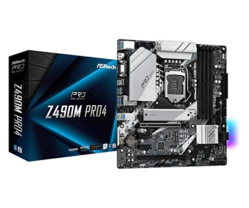 ASRock Z490M PRO4 Supports 10 th Gen Intel®...