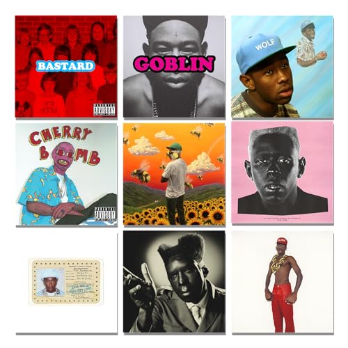 Tyler The Creator Rapper Album Cover Poster for Teen Boys Room Wall Art Bedroom Decor Unframed Various Sizes (Tyler, 8