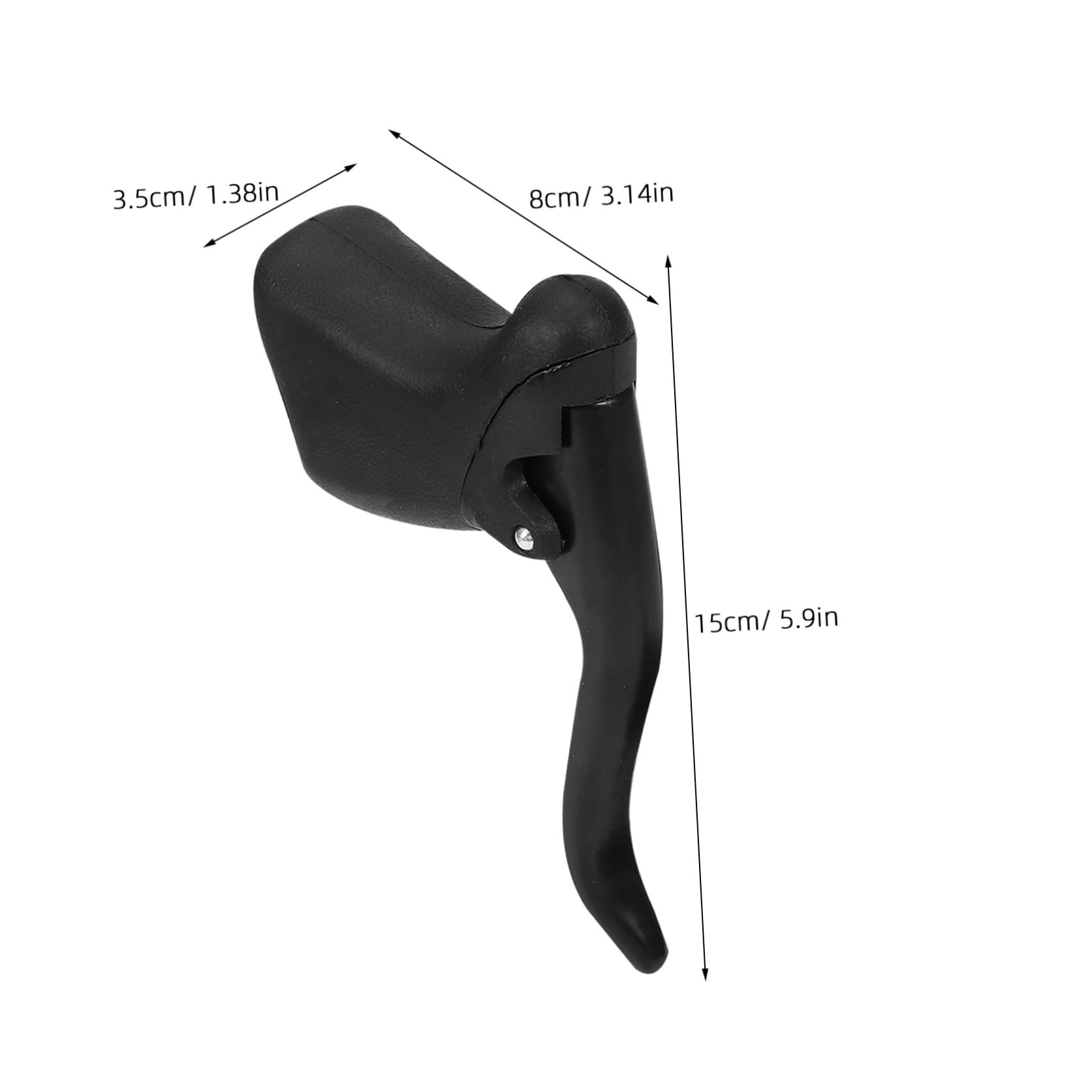 Toyvian Leve Freno Bici da Corsa in Lega di Alluminio Nere, Alta Durezza, per Freni Anteriore e Posteriore, Accessori per Bicicletta
