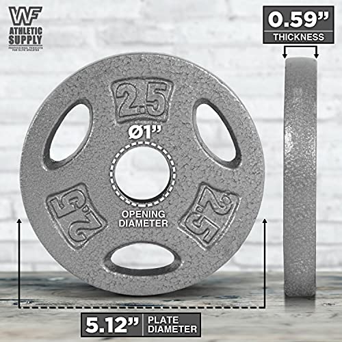 Wf Athletic Supply Adjustable Dumbbells Barbell Weight Set With 1-Inch Threaded Chrome Knurled Ez Curl Or Straight Bar Handle, Strength Training For Home Gym Weight Lifting, Gray Grip Plate Sets #TOP3