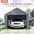 VEVOR Carport 12'x20' Portable Garage, Extra Large Car Port Canopy with Roll-up Ventilated Windows, Removable Sidewalls, Waterproof UV Resistant All-Season Tarp for SUV, Truck, Pickup, Boat