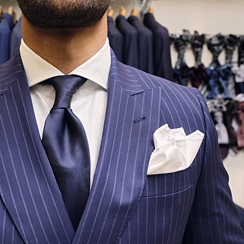 Image of DAISYSILK Pocket Squares for Men, 100% Mulberry Silk Pocket Square, Luxury Men's Pocket Square for Suits & Tuxedos