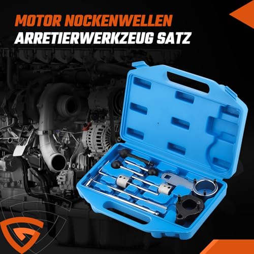GEAREVER Motor-Einstellwerkzeug-Satz, Zahnriemen Werkzeug für VW, Zahnriemen Wechsel Werkzeug, Motor Einstell Werkzeug Set für VW Audi Seat Skoda 1.6 2.0 TDI CR