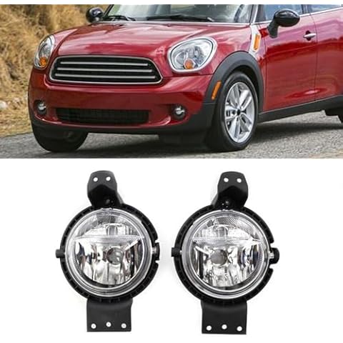 JKAPCYJFHF Fog Light For 2011-2014 Mini Cooper Countryman R60 Set of 2 Front Left and Right Cover