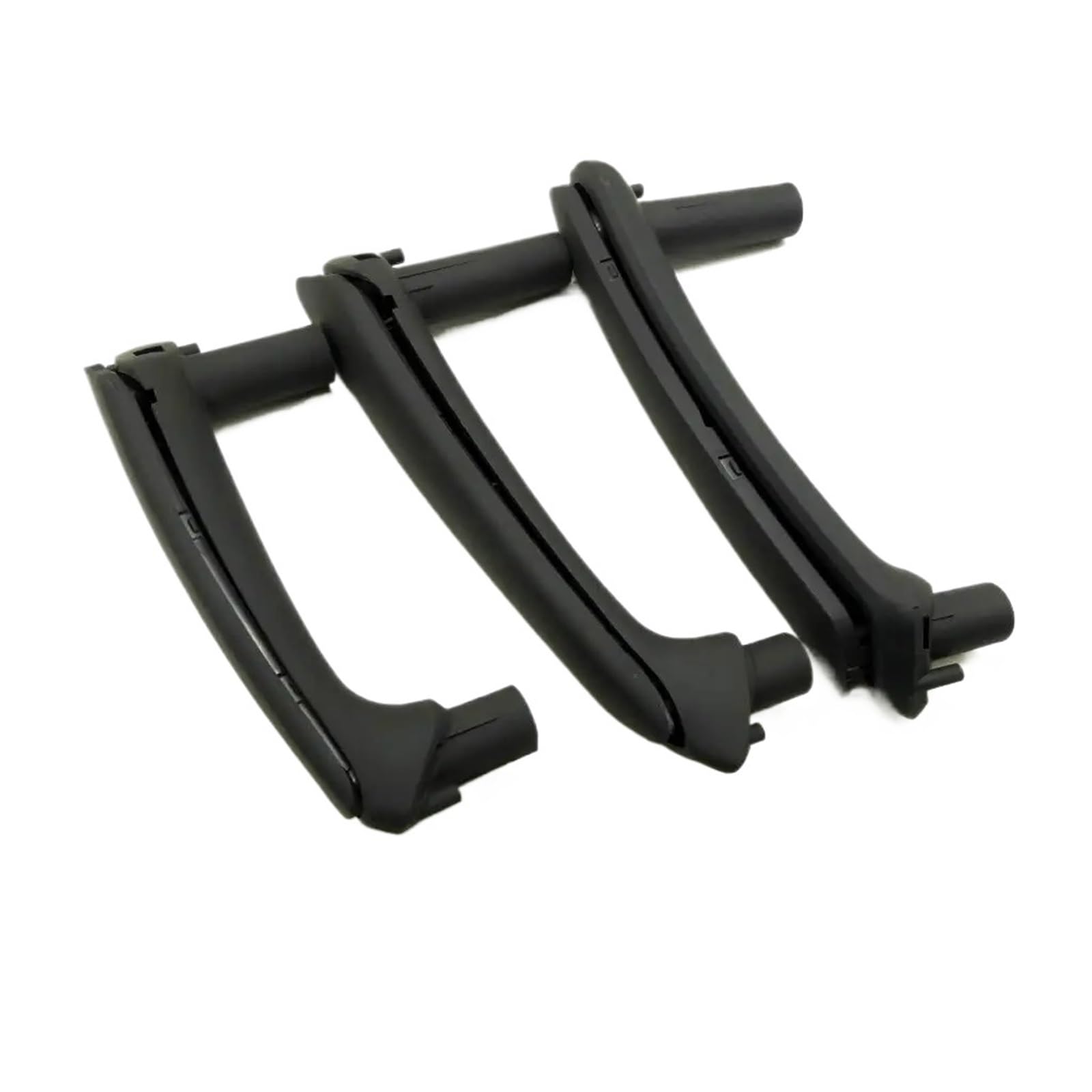 Msjgbl 3 Door 3Pcs Car Inner Door Handle For Vw For Passat For B5 1998-2005 3B186717e 3B4867179b 3B0867180a 3B4867180b 3B4867372 Front Rear Left Right Grab Handle(3 Door 3Pcs)