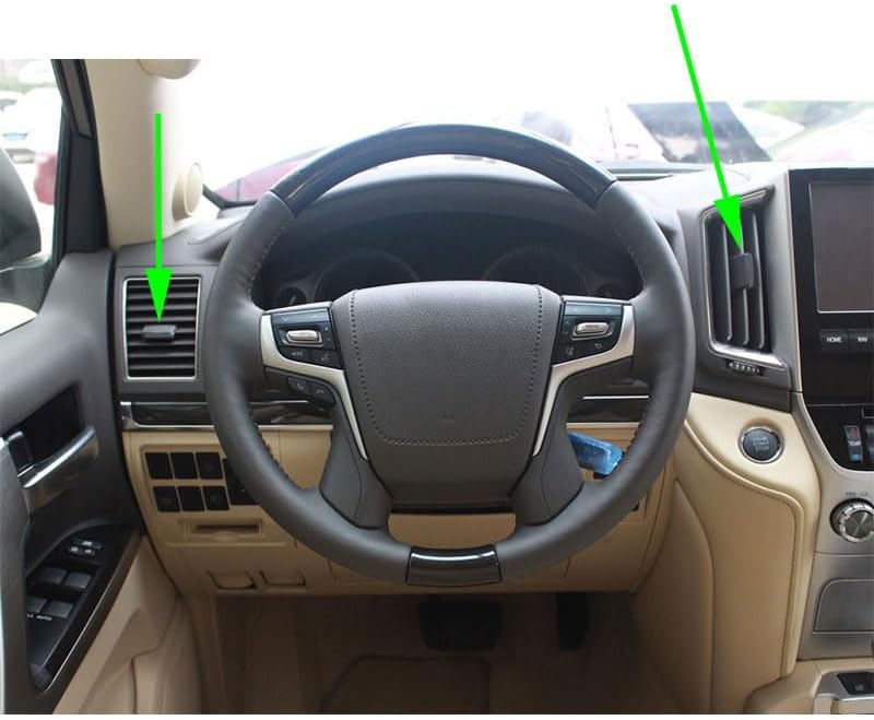 Miniatura 3 de Salpicaderos Ventilación de aire para tierra para Cruiser LC200 FJ200 2008-2017 4 unidsset aire acondicionado ventilación AC salida clip pestaña