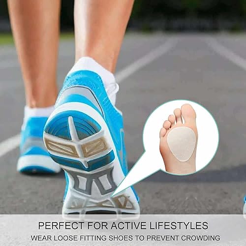 Miniatura 4 de Paquete de 18 cojines de bola de pies, almohadillas metatarsianas para aliviar el dolor del antepié, almohadillas de fieltro de 1/4 pulgadas de
