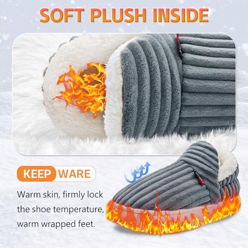 Slipper Booties Women Men Cloud Slippers Fluffy Slippers for Women Warm Thick Sole Anti-Skid House Shoes2