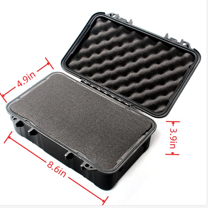 Image of Hard Storage Multi-Purpose Tool Case | Compatible with Fluke 117 /115 /116 /114 /113 /177 /178 /179 /233 Digital Multimeters & Fluke 101 /106 /107 /F15B /F17B /F18B | Includes DIY Foam Insert