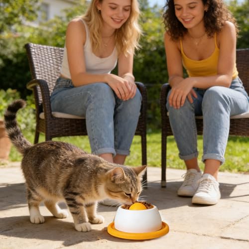 Hundelickspielzeug, Lick Bowl Für Hunde, Leckspielzeug für Haustiere, Hund Leckt Futternapf Mit Integrierter Drehkugel, Nonrutsch Haustieranreicherungsspielzeug, Langeweile Reduzierer