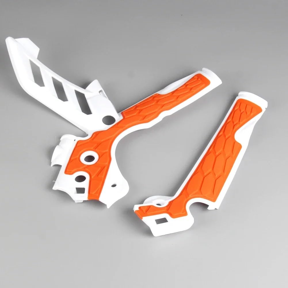 protezione disco freno Misura Per KTM XCW XCFW SX SXF EXCF 2011-2016 125 150 250 350-500 Telaio Della Moto Guardie Motocross di Protezione copertura Copri-pinza freno moto(Orange Black)