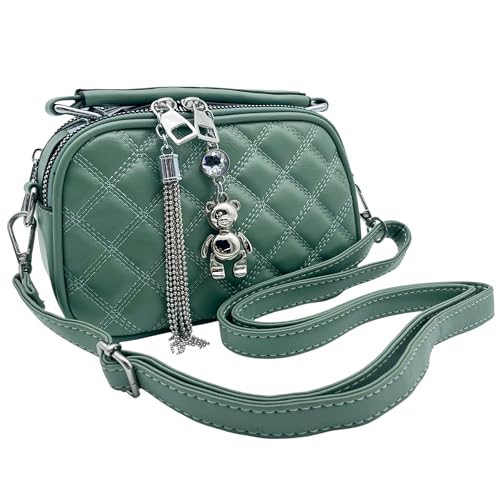 Tristan Home Crossbody Faux Leather Tote Purse Handbag, Small