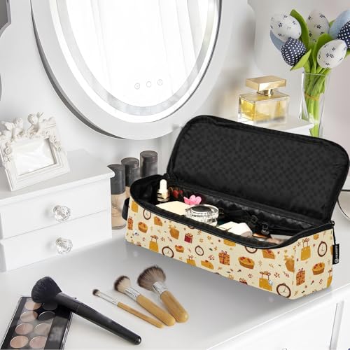 New Year Gift Beige Hot Hair Tools Travel Bag for Flat Irons, Straighteners, Curling Iron, and Haircare Accessories Hair Accessories Organizer Case Travel Essentials for Women Heat Resistant Mat with miniatura 7