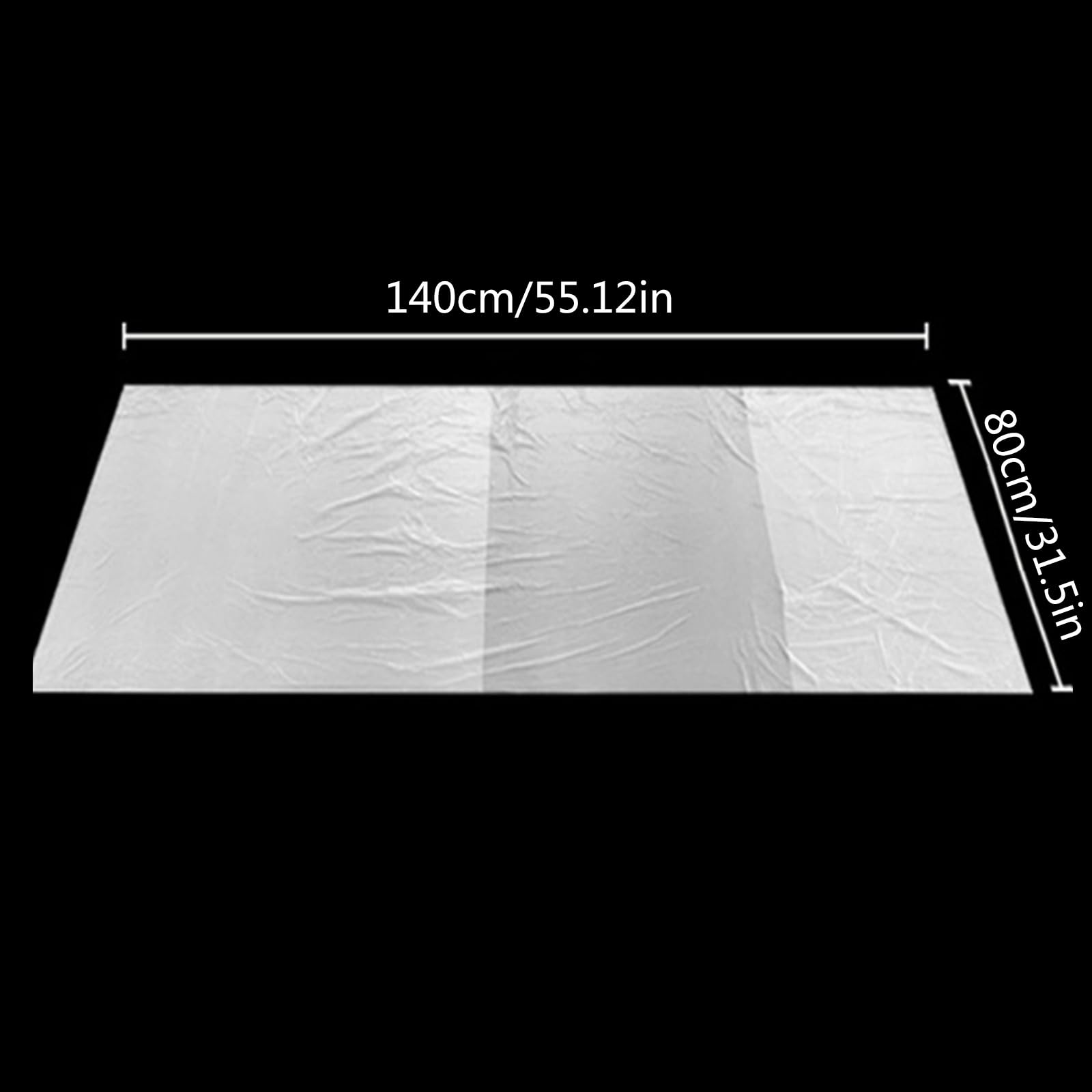 Lot de 100 housses de chaise de voiture transparentes jetables et anti-poussière