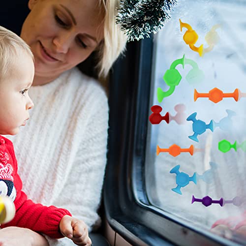 48 Pcs Bath Toys For Kids Ages 3+, Sensory Toys For Autistic Children, Travel Toys Window Toys Stem Learning Toys, Bathtub Toys With Dinosaur Eggshell Storage #TOP4