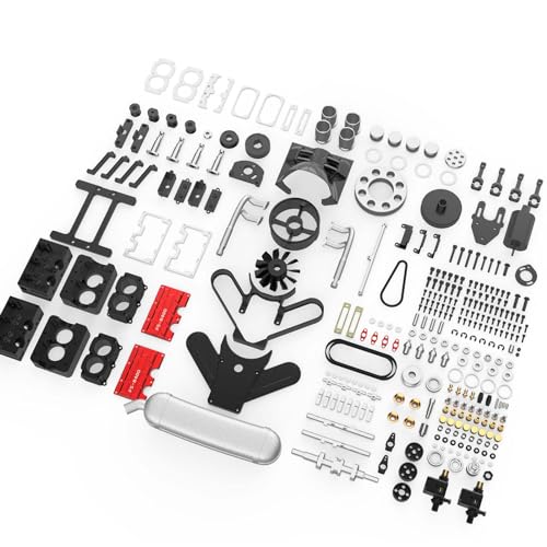 TOYAN ENGINE FS-B400 - Kit de construcción de motores, 14 cc, motor plano, horizontal, opuesto, cuatro tiempos, Nitro H4, modelo de motor, modelo de motor, modelo de motor, regalo para adultos