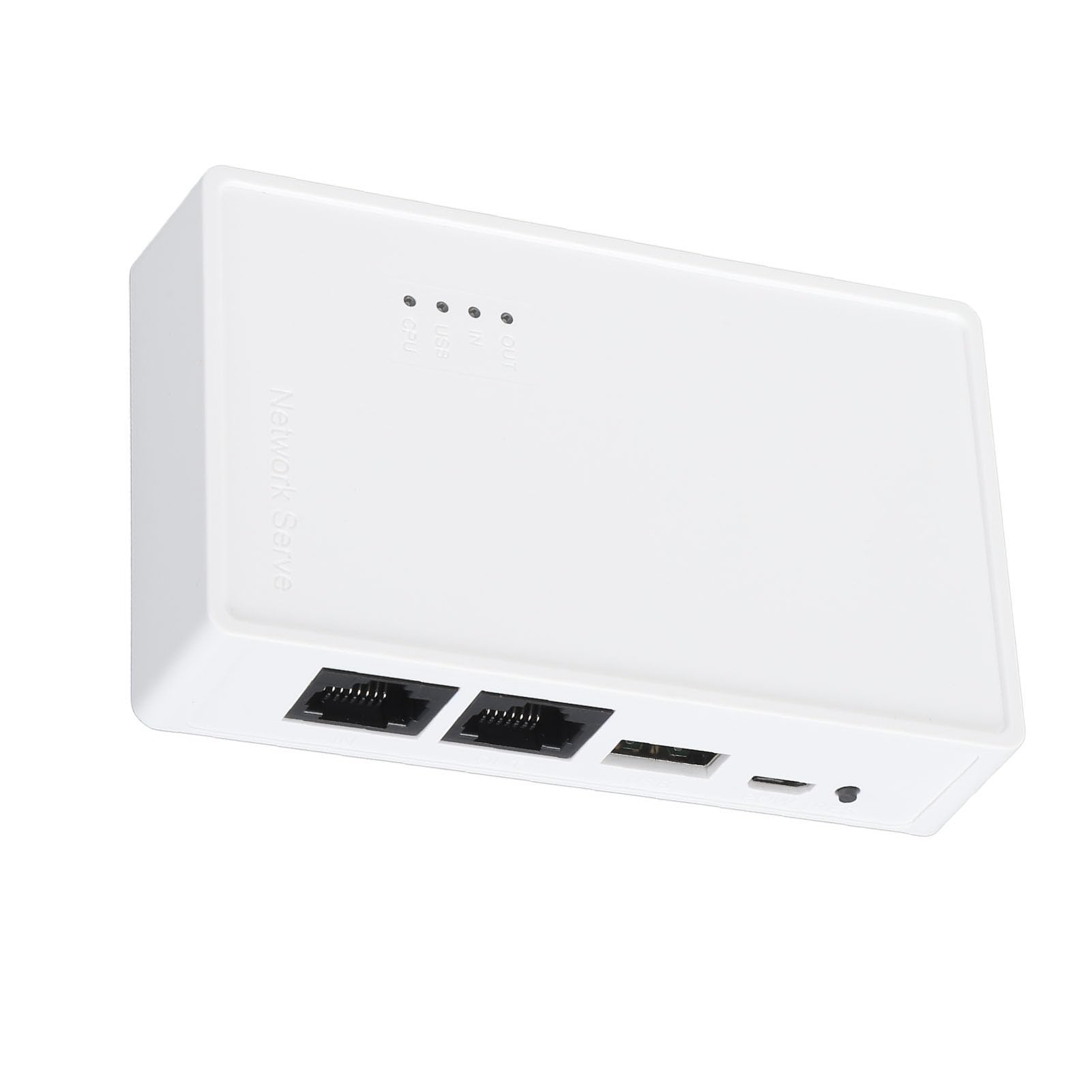 Ciciglow Serveur d'impression sans fil USB 2.0 480 Mbps Pont LAN 10/100 Mbps